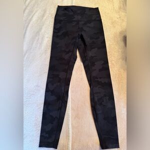 lululemon athletica women’s Dark Camouflage Leggings